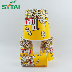 دلو ورقي مخصص للتعبئة والتغليف قابل للتحلل الحيوي لتعبئة الدجاج المقلي والفشار بالجملة - Product Image 2