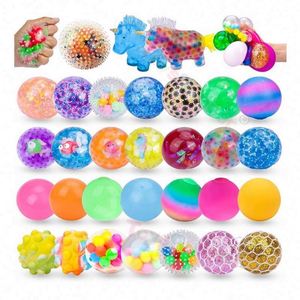 Wholesale Eco-friendly PVC/Silicone <b>Squishy</b> Ball for Sensory Play Anti-Anxiety Fidget Stress Toy Christmas Promotion - Product Image 1