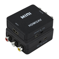 Konverter HDTV 1080P Promosi, Adaptor AV ke RCA dengan Selubung PVC dan Pelindung Kombinasi untuk Xbox PC