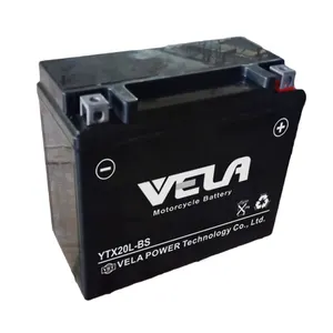 Heavy Duty smf Lead Acid Motorcycle Battery ytx20-bs 12v20ah Japan quality