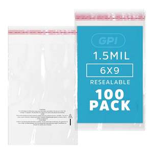 Polisacco in Cellophane personalizzato confezione poli sacchetto di plastica trasparente Opp con avvertenze di soffocamento borse per l'imballaggio di magliette per abbigliamento - Product Image 3