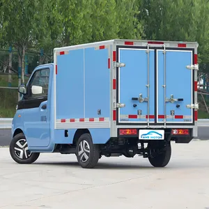 Commercio all'ingrosso vendita calda di puro elettrico MINI scatola standard camion elettrico realizzato in cina Beiqi LeiChi MINI camion elettrico