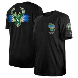 Camiseta de baloncesto americano para hombre, camisa verde de Milwaukee <span class=keywords><strong>Buck</strong></span>, con estampado a petición, sublimada, de cuello redondo, venta al por mayor - Product Image 5