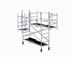 Torre di Ponteggio Mobile Cuplock in Lega di Alluminio a Doppia Larghezza, Design Moderno, Alta Resistenza alla Corrosione per Costruzioni Edili - Product Image 2
