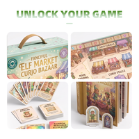 Jeu de société Calming Cloudtop avec un design apaisant et un jeu à faible stress pour les soirées de jeux décontractées, certifié ISO 9001, jeu de cartes