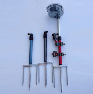 Support de support enfichable pour sol de pêche portable accessoire de pêche polyvalent <span class=keywords><strong>avec</strong></span> porte-canne à appât et plate-forme de pêche - Product Image 3