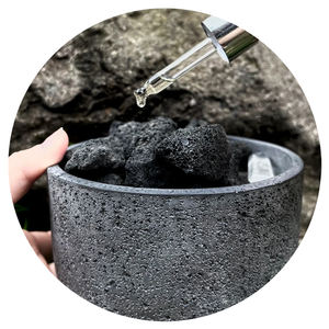 <span class=keywords><strong>Pietra</strong></span> <span class=keywords><strong>lavica</strong></span> pomice resistente all'usura per aromaterapia <span class=keywords><strong>nera</strong></span> naturale di alta qualità per aromaterapia che diffonde oli essenziali - Product Image 5