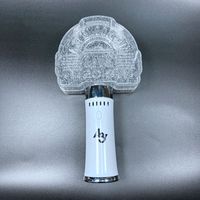 Bâton lumineux LED personnalisé OEM, moulage sur mesure, logo personnalisé, RGB multicolore, ventilateurs portatifs, bâton lumineux pour concert