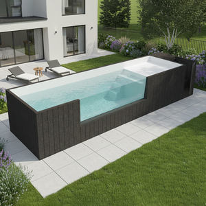 อุปกรณ์แบบครบวงจรสำหรับห้องกระจกอะคริลิคติดตั้งฟรีใช้ในครอบครัว40ft เชิงพาณิชย์20FT สระว่ายน้ำ - Product Image 1