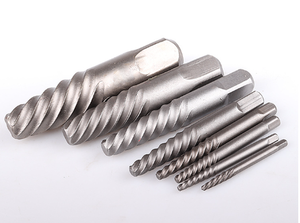 SKOLE Juego de 5 brocas de corona de alta calidad con extractor de tornillos, vástago recto, acabado liso para mecanizado de metal negro, 50-160mm en <span class=keywords><strong>total</strong></span> - Product Image 2