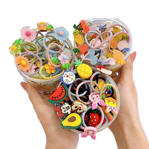 Lot d'accessoires pour cheveux unisexe pour enfants, série fruits en résine de luxe, motif dessin animé mignon, 20 cm, Saint-Valentin - Product Image 1