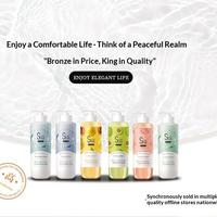 Gel Douche Liquide Grande Capacité pour Adultes, Formule Hydratante à l'Acide Hyaluronique et aux Baies de Goji, Parfum Rose, Idéal Peaux Sèches à Normales