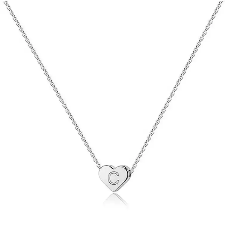 Женское ожерелье с подвеской в виде сердца