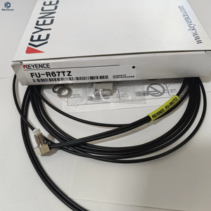 Sensor de Fibra Óptica Reflectante de Alta Potencia Resistente al Calor KEYENCE FU-R67G, 105°C, Detección de 1mm, Cable de Oro de 0.005mm, 2m, Corte Libre para FUR67G - Product Image 1