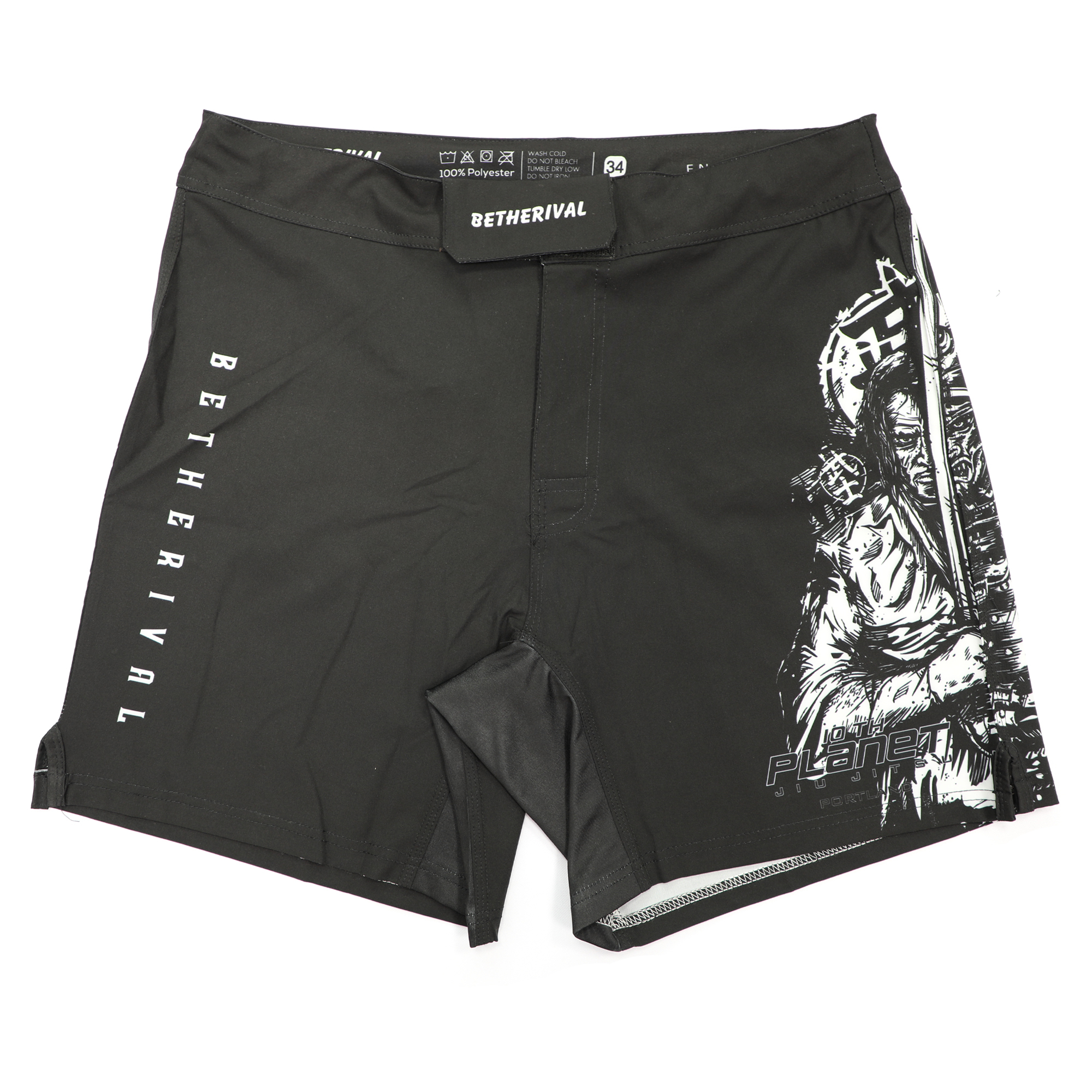 Power Punch Pro Fighter Custom Name Embroidered Sparring Shorts