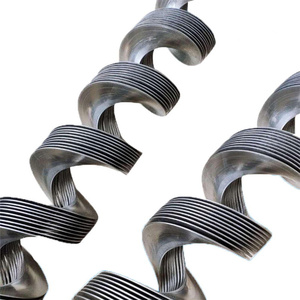 Fabrika ve hasat kullanımı için <span class=keywords><strong>Spiral</strong></span> bıçak karbon çelik ile Guangxing ayarlanabilir hız paslanmaz çelik vidalı konveyör - Product Image 5
