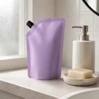 Sacs de poche en plastique personnalisés pour l'emballage de shampooing liquide avec un design recyclable