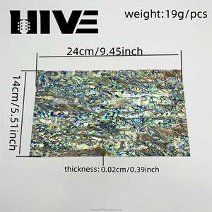 HIVE Wholesale Exquisite Pure Natural Aesthetic Decoration Colored <strong>Shell</strong> Paper for DIY Guitar Modification Decorate - Product Image 2