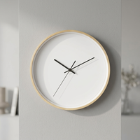 Jam Dinding Mekanik Quartz Senyap Rumah Tangga 12 Inci Desain Art Deco Romawi Modis Kreatif Personalisasi Dapat Digantung di Dinding