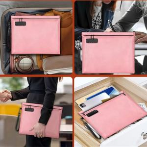 Bolsa Impermeable para Documentos, Bolsa de Seguridad para Almacenamiento, Ignífuga, con Cierre, para Dinero, en Oferta - Product Image 4