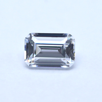 Zircon cubique de couleur blanche AB de bonne qualité, taille octogonale émeraude, pierre CZ, zircon cubique, Offre Spéciale