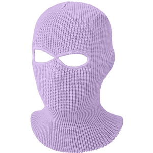Venta al por mayor 2 Agujero máscara de cara completa otoño y el invierno de la moto de la motocicleta balaclava máscara de esquí transpirable - Product Image 4