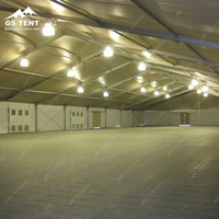 Tente Industrielle Sur Mesure en Aluminium, Chapiteau Permanent Extérieur, Atelier, Bâche PVC, Tente de Stockage d'Entrepôt pour Hangars Industriels
