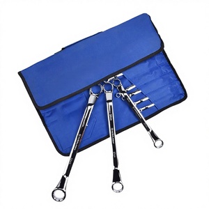 Versatile Extended Durable Metric Alloy Flat Open End Ring Spanner Mirror Polished OEM <b>Wrench</b> 8pcs/10pcs Set - Product Image 2