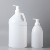Bouteille Distributrice en Mousse HDPE Blanche Personnalisée 1L 4L pour Javel, Détergent, Sirop, Vinaigre, Sauce, Huile, Emballage Cosmétique