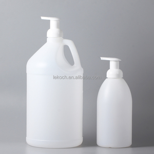Bouteille Distributrice en Mousse HDPE Blanche Personnalisée 1L 4L pour Javel, Détergent, Sirop, <span class=keywords><strong>Vinaigre</strong></span>, Sauce, Huile, Emballage Cosmétique - Product Image 4