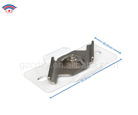 Support carré Glydea Durable de haute qualité utilisé pour les accessoires de rideau de système de voie Glydea