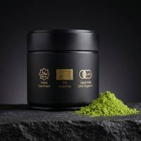 Poudre de Matcha 4A Haute Pureté Qualité Supérieure 1000 Mesh Ultra Fine Boissons Haut de Gamme Boîte en Vrac Sac OEM Bouteille Tasse Marque Qirun Durée de Conservation 18 Mois