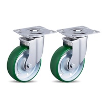 Roda Troli Industri Beban Berat 200-300KG, Roda Putar Tugas Berat Sedang, Roda Caster 4 5 6 Inci