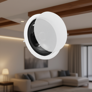 Altavoz de Techo Empotrado de 6.5 Pulgadas, 150 Watts, 8 Ohmios, Sensibilidad de 89dB, para Sala de Estar, Hogar, Terraza Exterior - Product Image 2