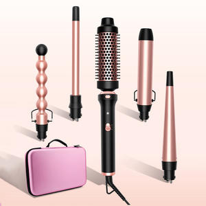 Kit de bouclage interchangeable multi-barils NB WIDE, chauffage PTC, 5 en 1, fer à friser en céramique tourmaline, ensemble d'outils de bouclage des <span class=keywords><strong>cheveux</strong></span> - Product Image 1