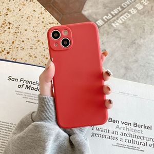 Funda Protectora para Teléfono Móvil de Silicona Líquida de Color Sólido, Borde Recto, Antigolpes, Protección 360°, para Modelos 11, 12, <span class=keywords><strong>13</strong></span>, 14, 15 Pro, Venta al Por Mayor del Fabricante - Product Image 6