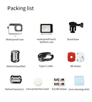 Caméra d'action SJ8 à double écran SJCAM 2,33 pouces 4K 30fps HD, caméra sportive, contrôle à distance Wifi