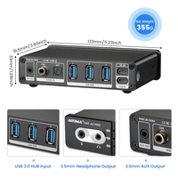 AIYIMA USB Gaming DAC Headphone Amplifier Hub Mini USB Decoder untuk PS5 Speaker Gaming Aktif Desktop Stage Audio DAC-A2 PRO
