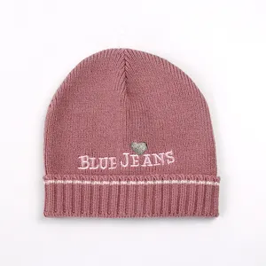 Tùy Chỉnh Acrylic Dệt Kim Màu Sắc Khác Nhau Pom Pom Beanie Nhà Sản Xuất