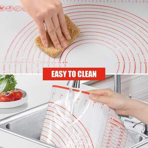 맞춤형 맞춤형 내열성 실리콘 베이킹 매트 페이스트리 매트 측정 - Product Image 4