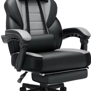 Silla de Oficina para Juegos de Computadora de Gran Tamaño y Alta Calidad, Silla Ejecutiva para Gamers, Económica, Ajustable en Altura, de Cuero PU - Product Image 2