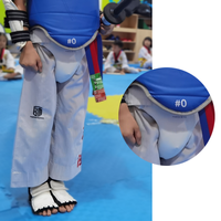 Équipement d'entraînement d'arts martiaux personnalisé PUREGENERAL pour jeunes hommes, protège-guêtres de Taekwondo professionnel, durable et non toxique