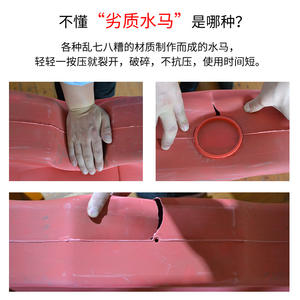 Barrière de sécurité routière Luxi à trois trous pour la construction, équipement de circulation, baril de sécurité, remplissage d'eau et de sable pour routes - Product Image 5