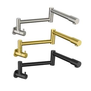 <span class=keywords><strong>Rallonge</strong></span> murale de <span class=keywords><strong>robinet</strong></span> de cuisine moderne à poignée unique en acier inoxydable 304 <span class=keywords><strong>pour</strong></span> eau froide en acier inoxydable 304 - Product Image 2