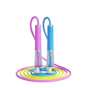 Équipement de fitness pour enfants, cordes à <span class=keywords><strong>sauter</strong></span> segmentées réglables pour filles et garçons avec poignées incassables - Product Image 1