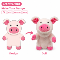 Kawaii knuffels op maat, rollenspel, vroeg educatief speelgoed, pluche cartoon dieren, vingerpoppetjes