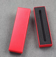 Boîte cadeau pour stylo en papier rigide multicolore, logo personnalisé, boîte d'emballage rectangulaire pour stylo avec doublure intérieure en EVA pour l'emballage de stylos en cadeau d'entreprise