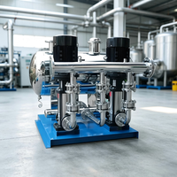 Pompe centrifuge multi-étages haute pression en acier inoxydable 304, surélévateur 200m, alimentation en eau à pression constante automatique VFD