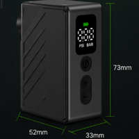 Gonfleur de pneus portable 120 PSI, compresseur portable 12 V, pompe à pneus sans fil pour vélo