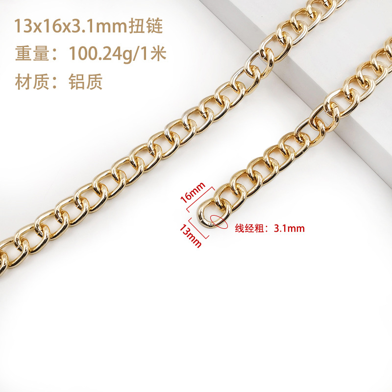 Y31-001-3.1x13x16mm Or